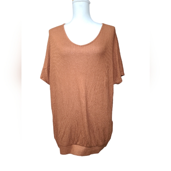 Dept222 Tops - DEPT 222 SHIRT WOMENS XL MOROCCAN TIDE LEPORD PRINT TIE KNITTED BLOUSE TOP